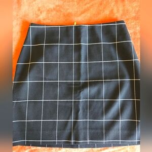 H&M - Black and White Mini Pencil Skirt
